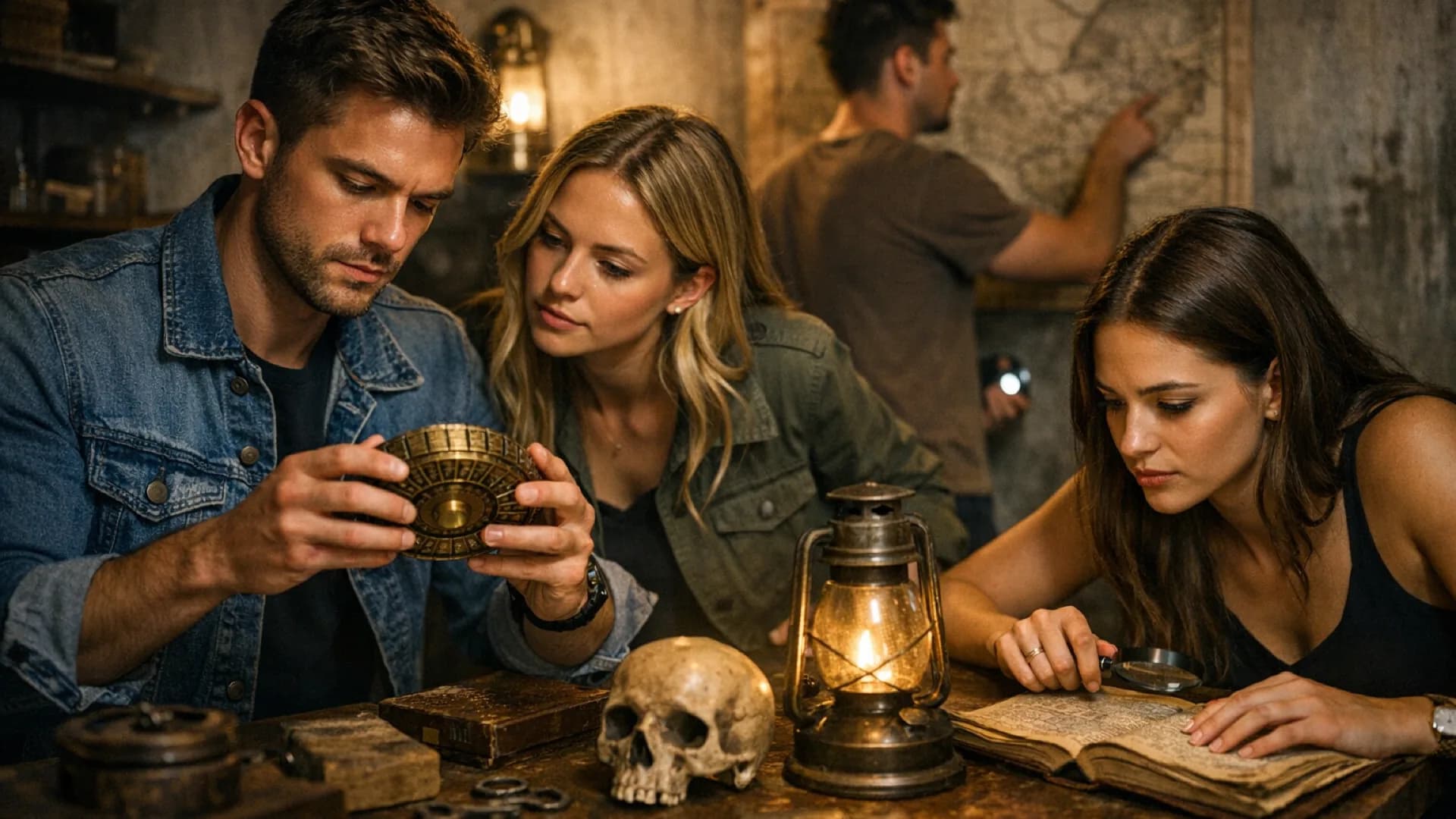 Team solving puzzles